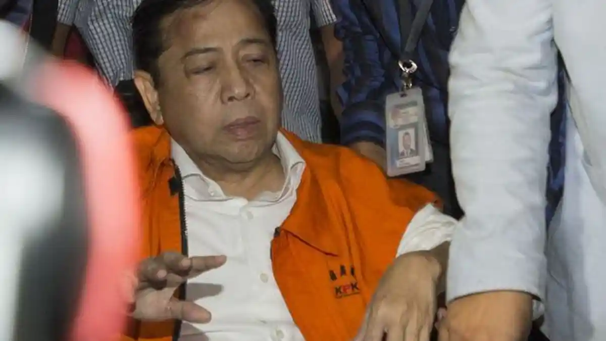 Jalan Panjang Proses Hukum Setya Novanto hingga Pakai Rompi Oranye dan Ditahan KPK