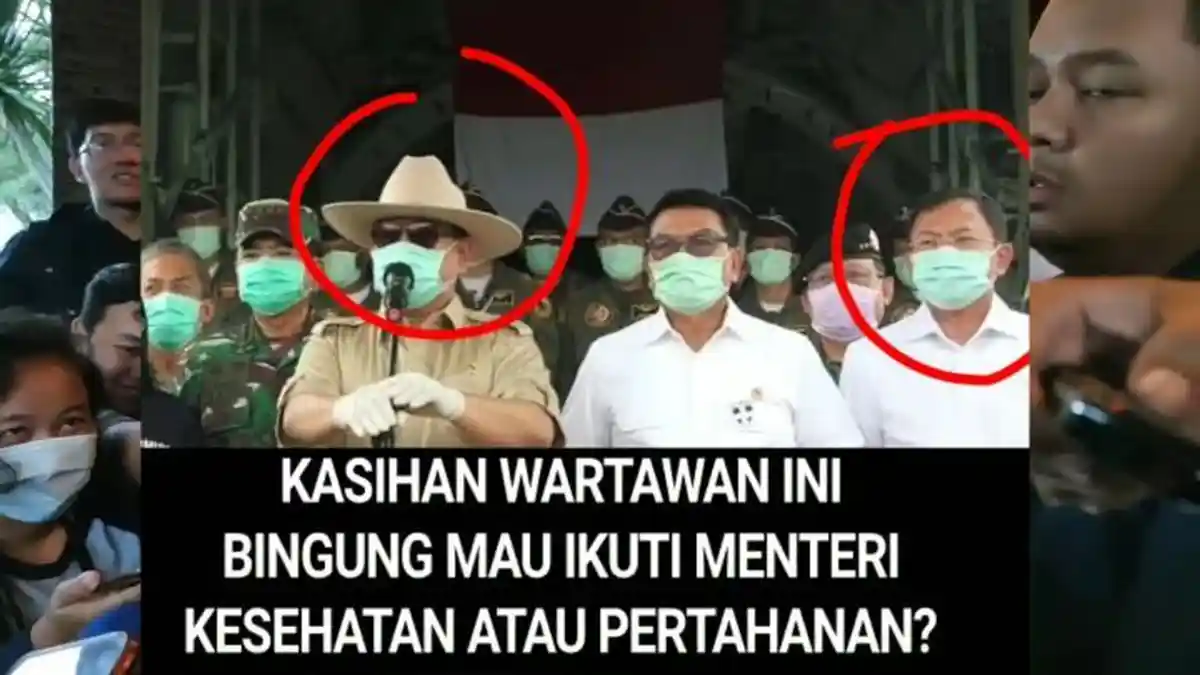 Menhan Prabowo dan Menkes Terawan Berbeda Pendapat soal Pakai Masker, Simak Videonya!