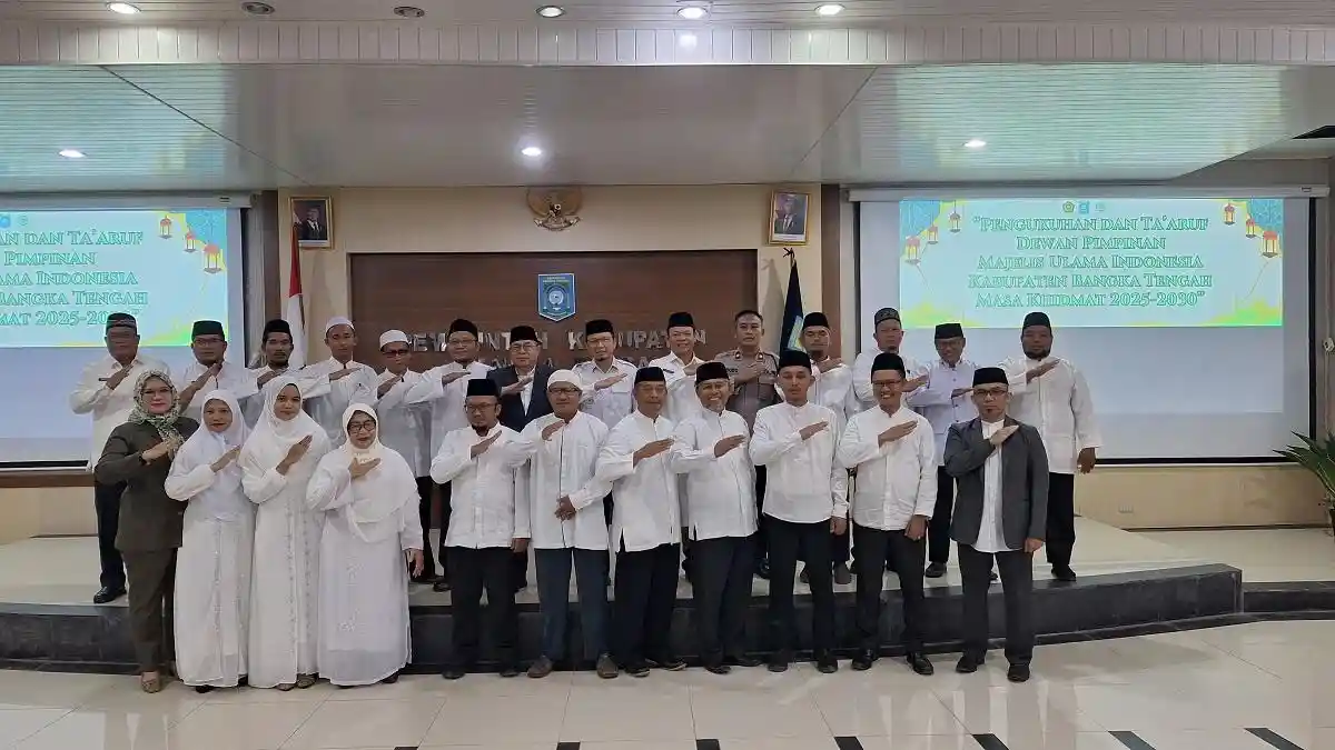 Khoirul Faizin Jabat Ketua MUI Bangka Tengah