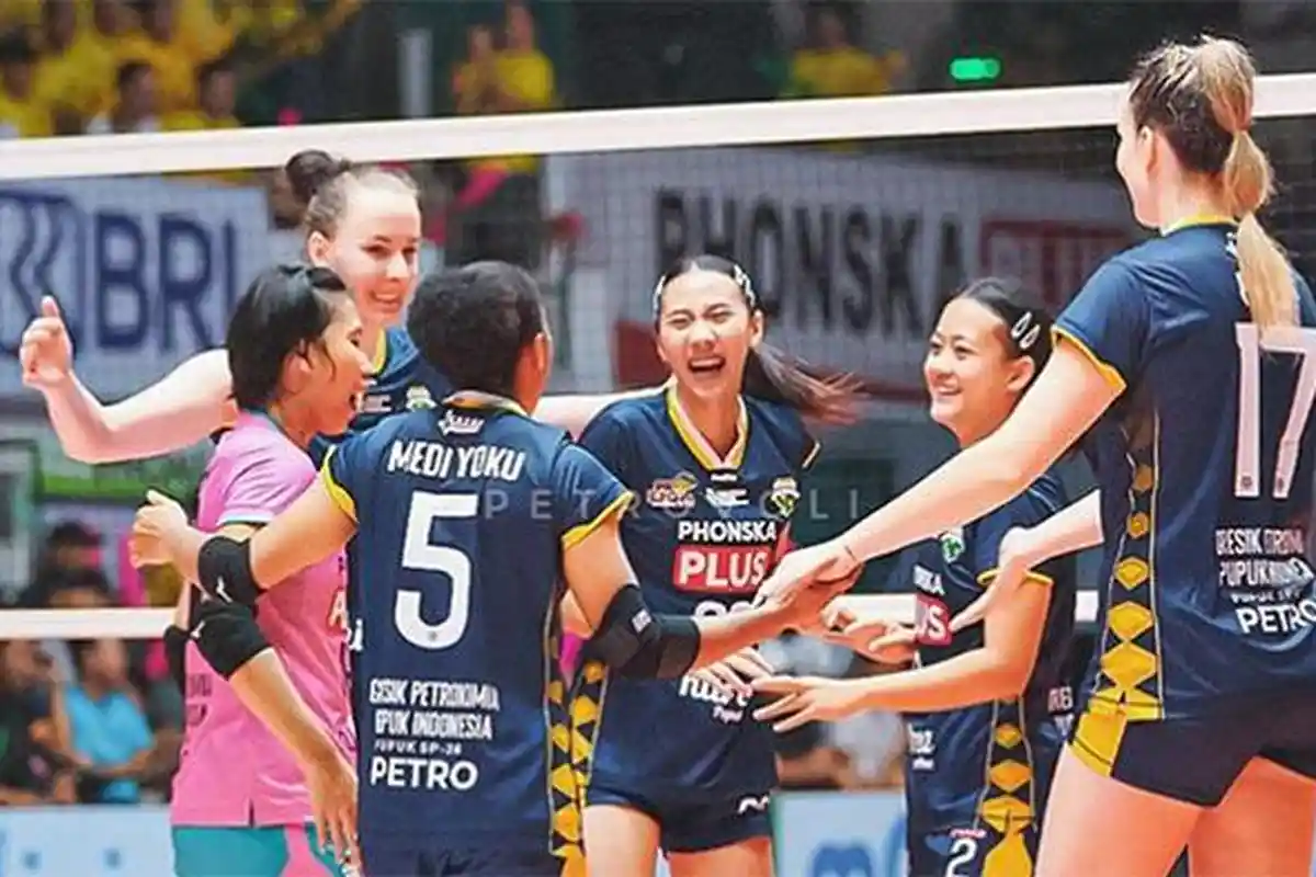 Hasil Proliga 2024 Putri- Gresik Petrokimia Sikut Bandung BJB Tandamata di Set ke-4