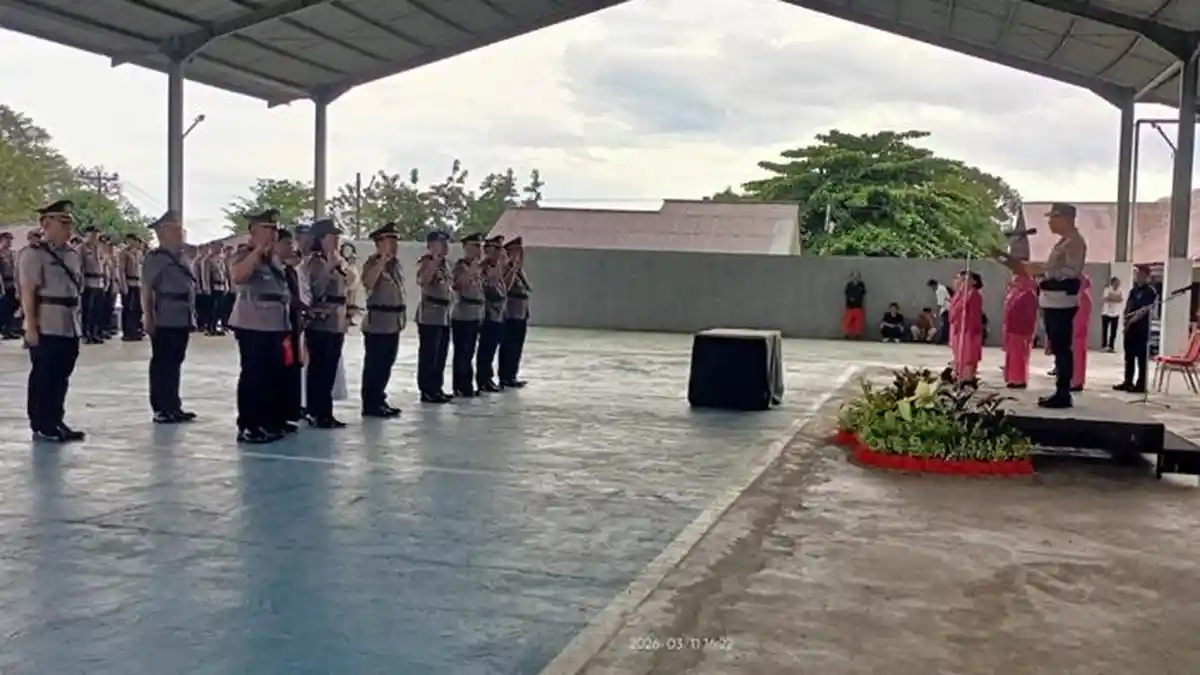 Daftar Perwira Polisi yang Ikut Sertijab dan Kembali Bertugas di Polres Bitung