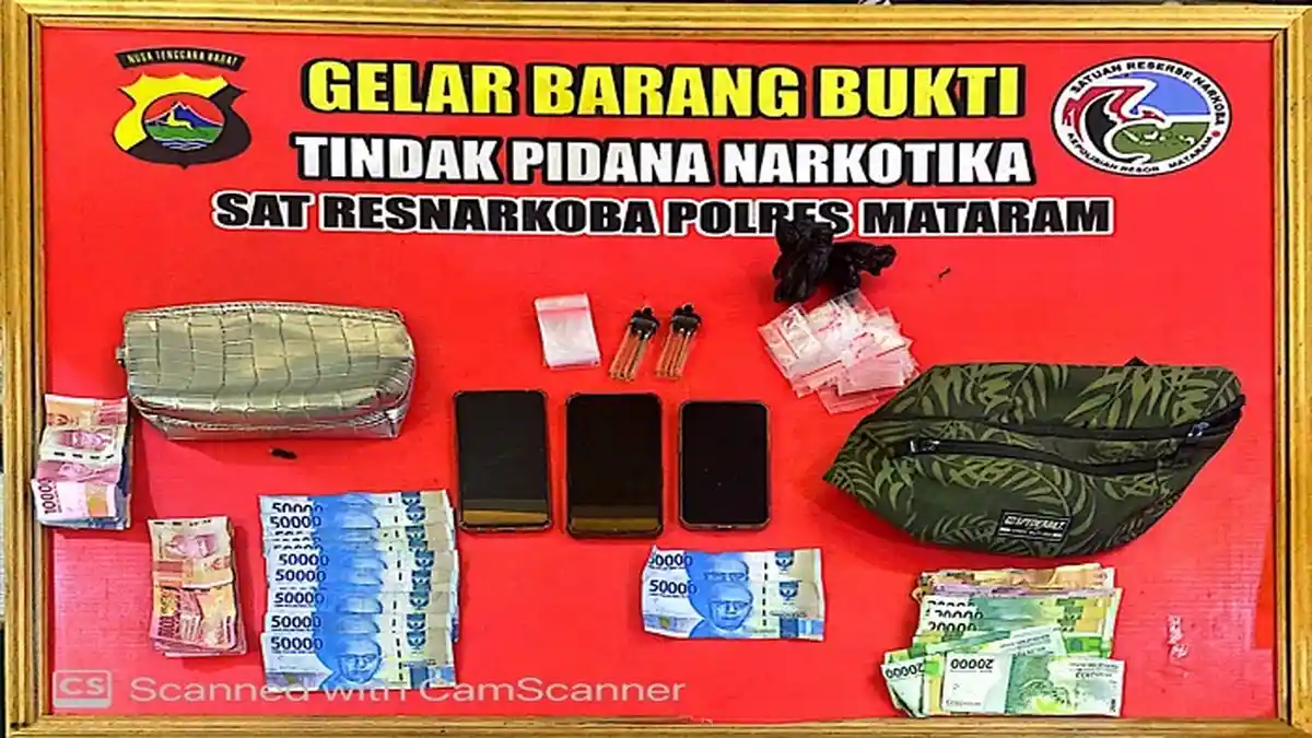 Lama Bersembunyi, Pengedar Narkoba Ini Akhirnya Diringkus Polresta Mataram