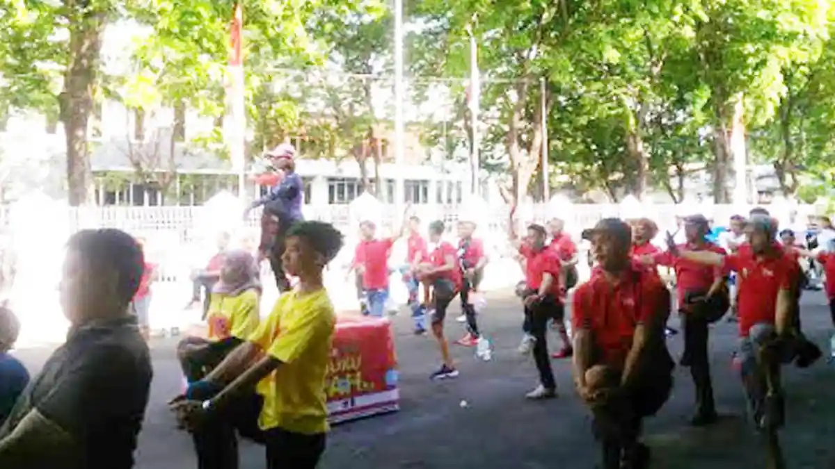 Begini Suasana saat Keluarga Karyawan Kompas Gramedia Olahraga Bersama