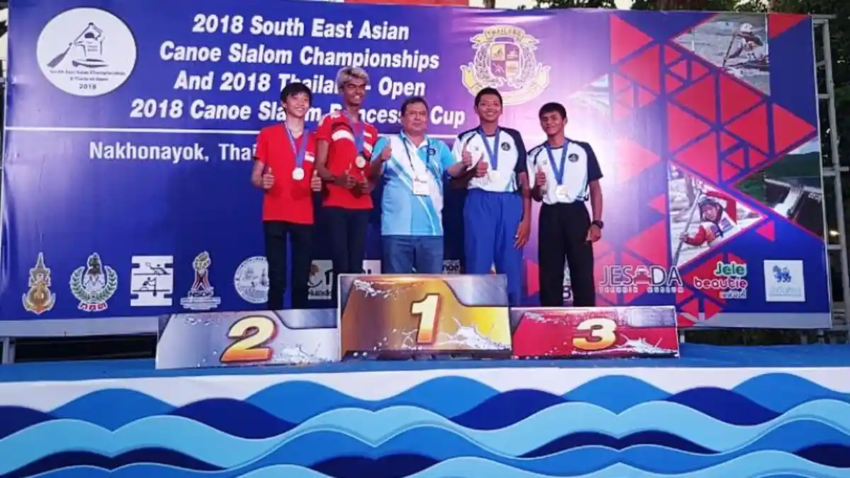 Tim Cano dan Kayak Indonesia meraih 7 Perak dan 1 Perunggu di Thailand