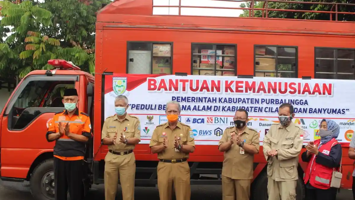 Bentuk Solidaritas, Pemkab Purbalingga Kirim Bantuan, Buat Terdampak Bencana di Banyumas dan Cilacap