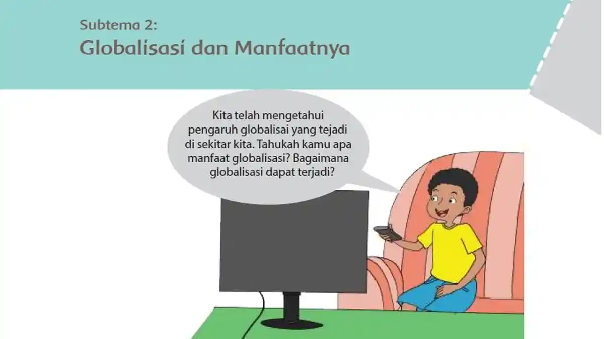 Kunci Jawaban Tema 4 Kelas 6 SD/MI Halaman 51 53 54, Subtema 2: Globalisasi dan Manfaatnya