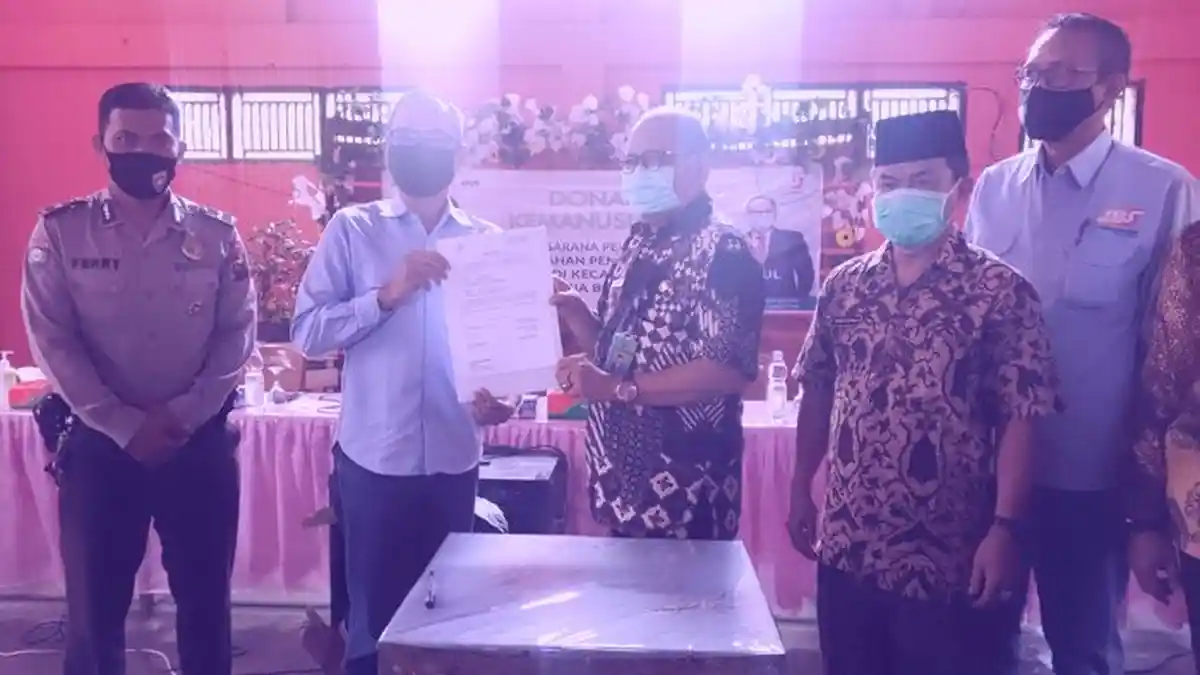 Cegah Covid-19, PT SBS Donasi Tedmon Ke Sekolah-Sekolah