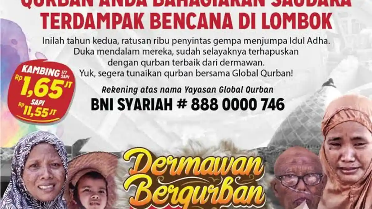 Bersama Global Qurban-ACT Redam Duka Penyintas Gempa