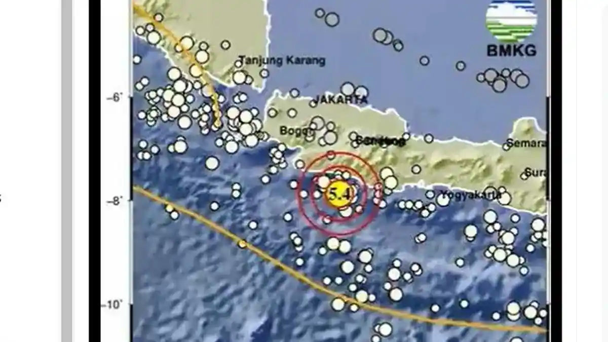 Gempa Bumi di Bandung Jawa Barat Magnitudo 5.4 Terjadi Sabtu 18 November 2023