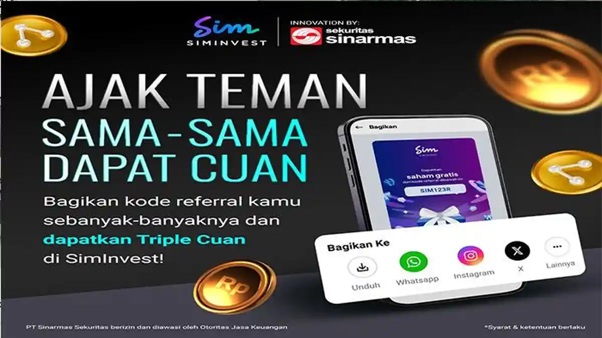 Kode Referral Utama SimInvest Adalah SYAH299R, Daftar SimInvest ...