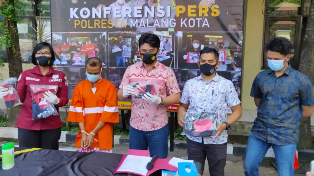 Pengamen Asal Dampit Ditangkap Polisi Seusai Bobol Alfamart di Sukun Kota Malang