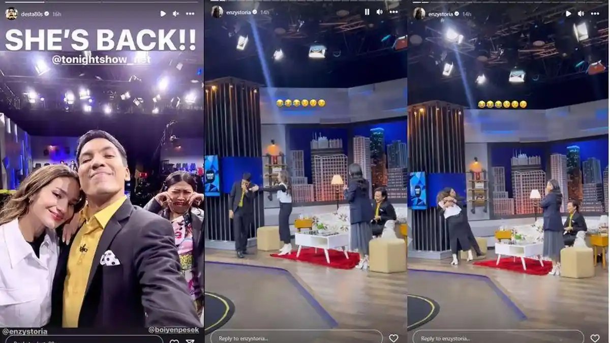 Desta Bahagia Ketemu Enzy Storia di Tonight Show