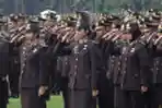 Upacara Prasetya Perwira TNI-Polri 2023 di Istana Merdeka