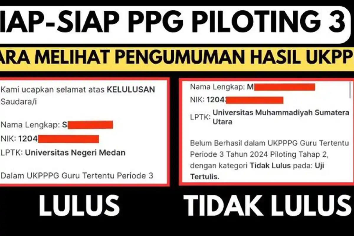 Jam Berapa Pengumuman PPG Piloting Tahap 3 2024? Cek Jadwal dan Cara Lihat Hasil Kelulusan