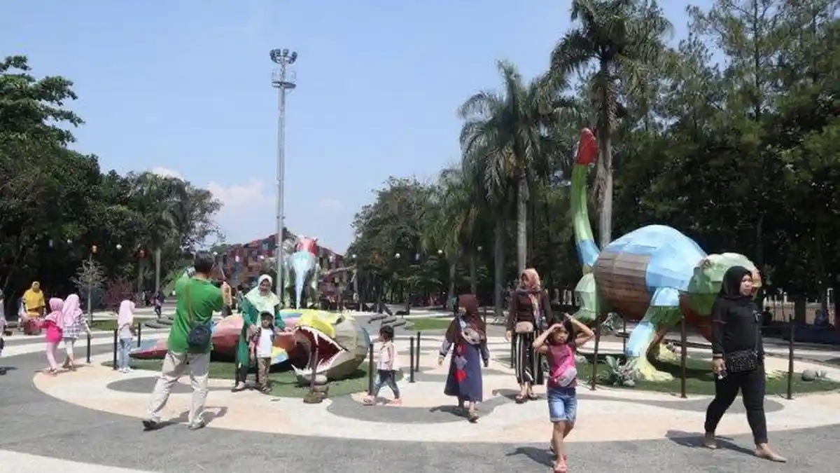 Lampion Park di Taman Tegallega Bandung Tutup Sementara hingga 14 Juni