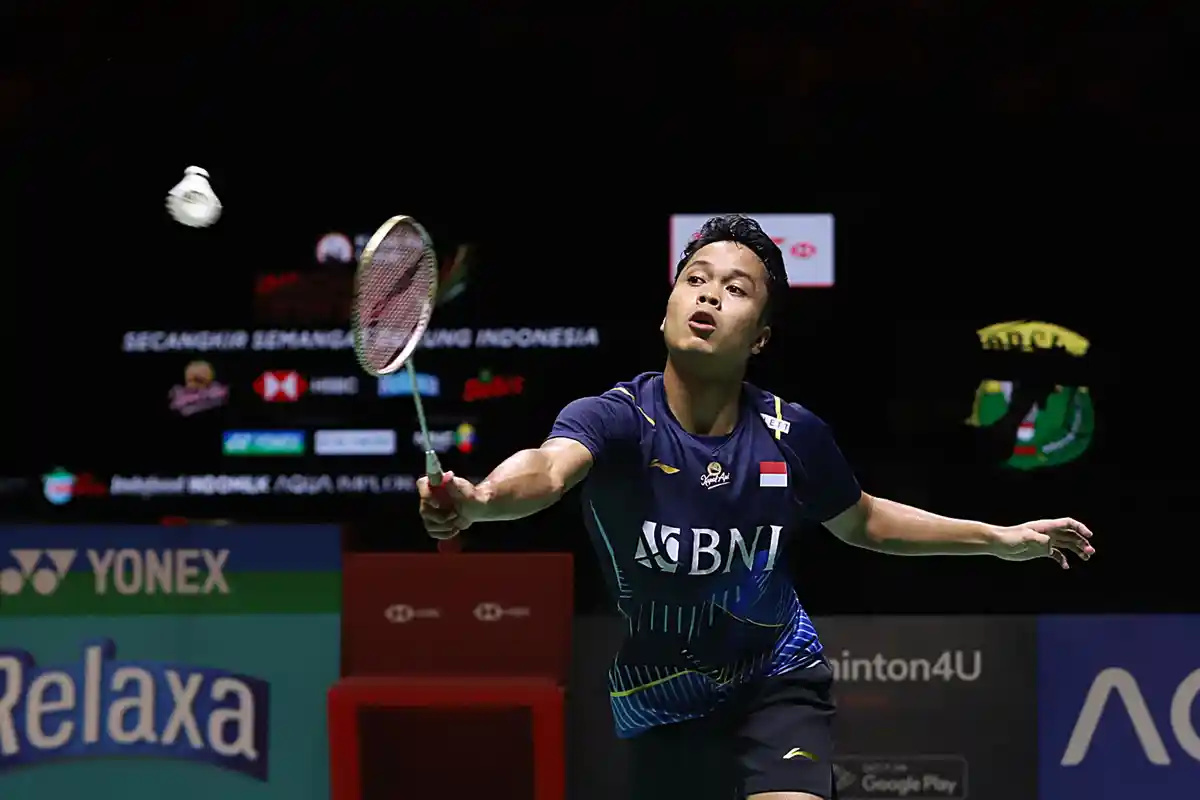 Hasil Hong Kong Open 2023: Main Mode Sat-set, Ginting Gulung Wakil Kanada dan Melenggang ke 16 Besar
