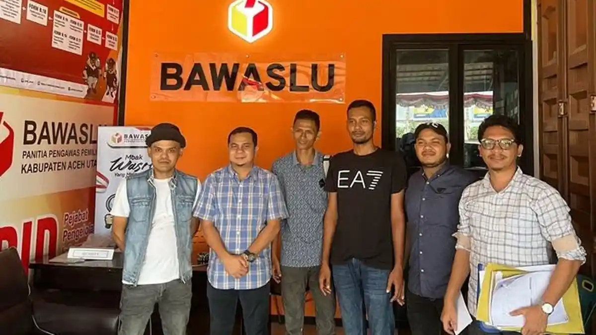 Komite Pemenangan DPD PAN Aceh Utara Bawa Bukti Dugaan Penggelembungan Suara ke Panwaslih