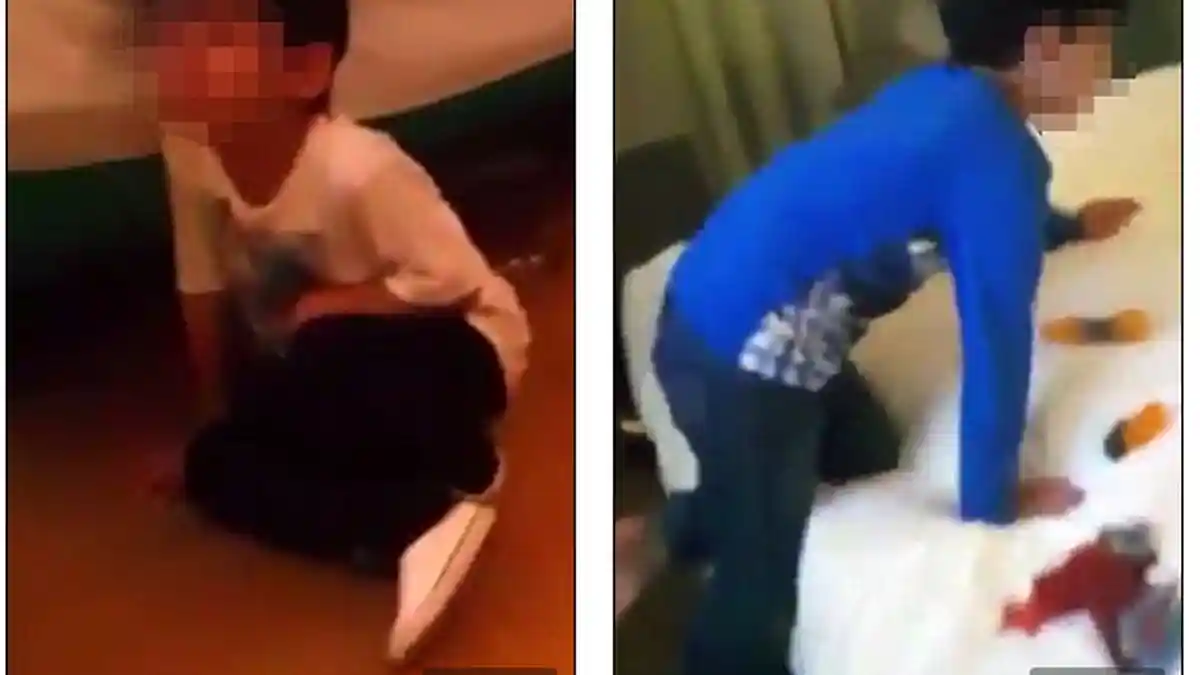 Dua Bocah Mabuk Berat Usai Minum Anggur yang Dikira Jus, yang Dilakukan Orangtua Bikin Netizen Marah