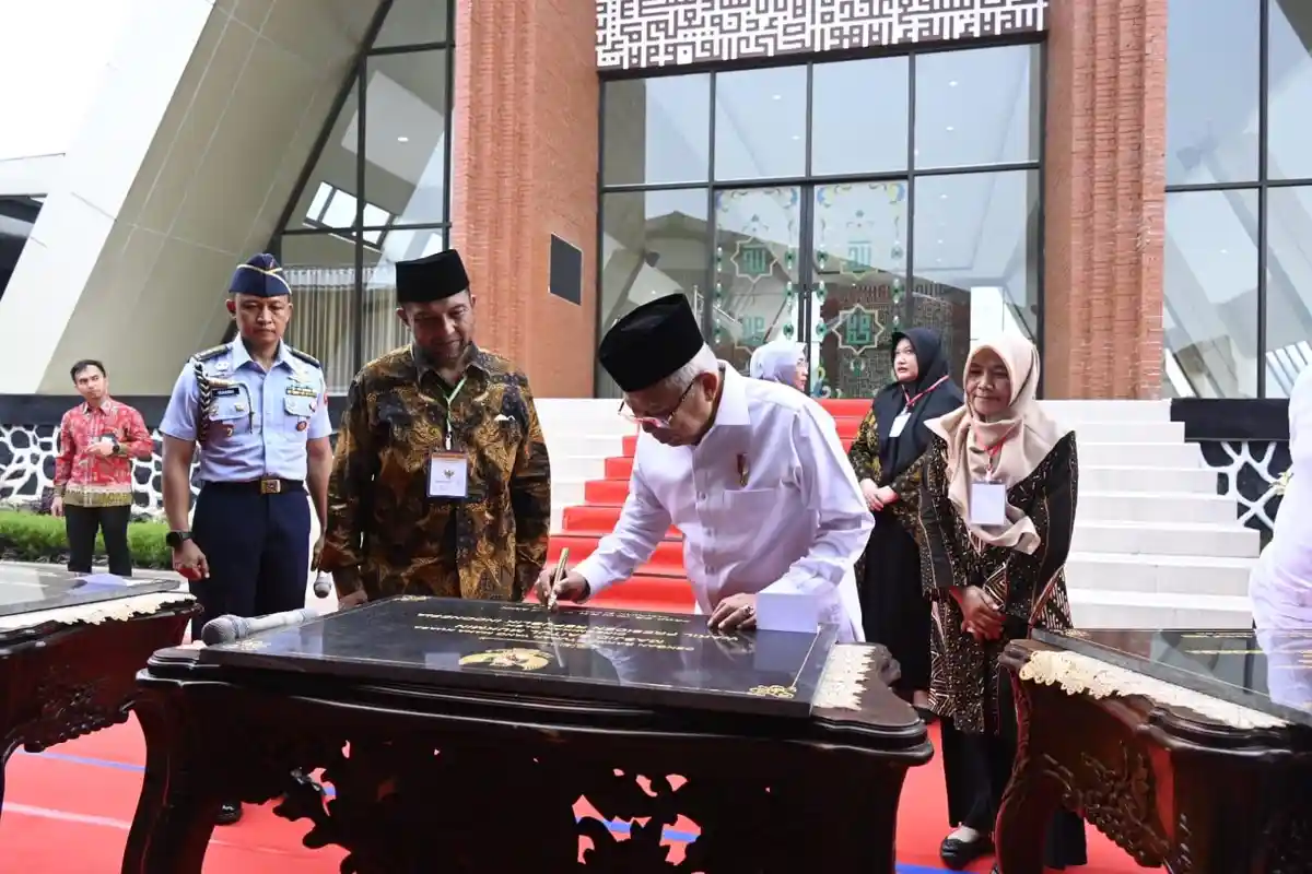 Wapres Resmikan 4 Masjid di Rest Area Pasuruan