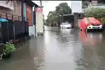 21 Titik Banjir di Kota Denpasar Bali, Jalan Danau Tempe Ketinggian Air 40 Cm