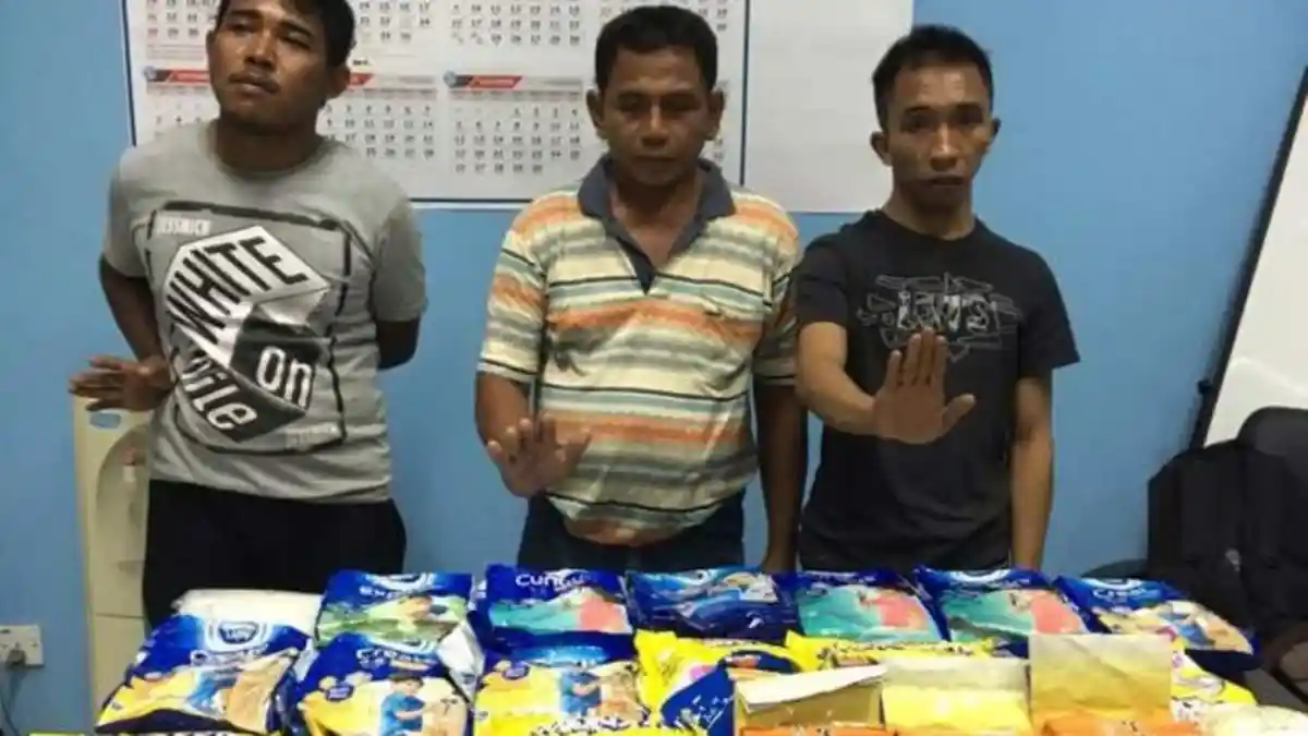 Pengedar 21,5 Kilogram Sabu Asal Malaysia Berhasil Dipancing Keluar, Tertangkap di Karimun