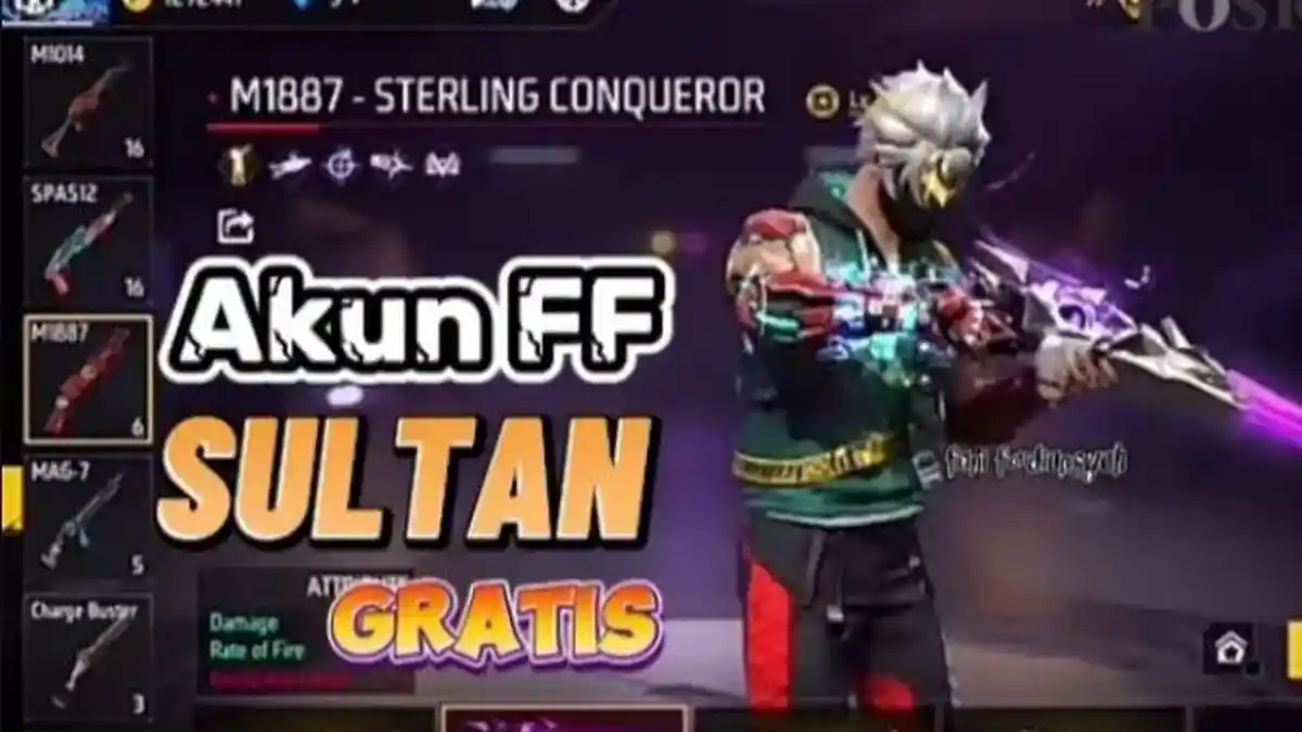 500+ Akun Free Fire Sultan Masih Aktif Diamond +999999 dan Full Skin Permanen, Akun FB dan Google