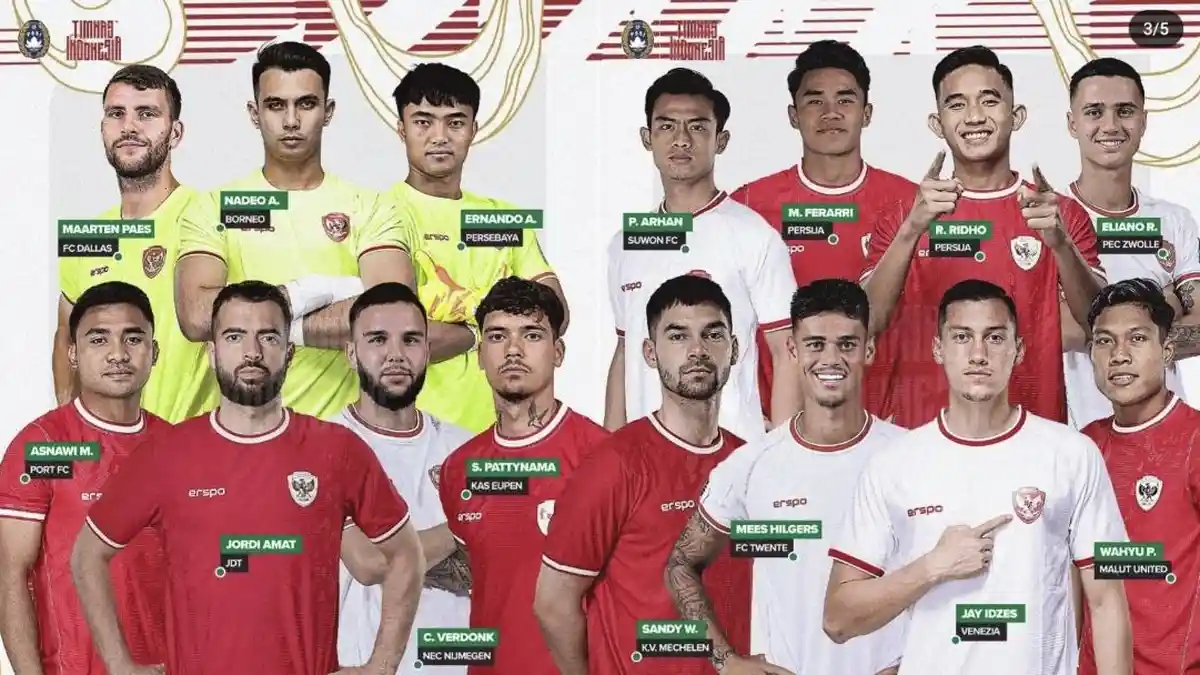 11 Agenda Timnas Indonesia di Oktober 2024, Hadapi Belanda, China dan Bahrain