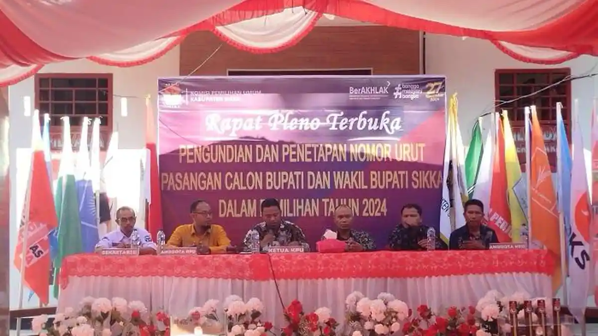 Masuk Masa Kampanye, KPU Sikka Ingatkan Paslon Agar Tidak Saling Menyerang 