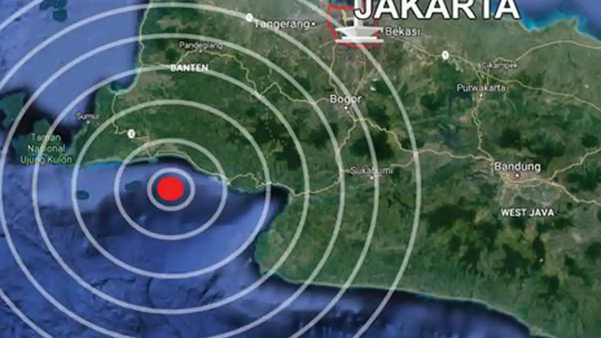 UPDATE Gempa Jakarta Malam Ini 2 Agustus 2019, Berkekuatan 7,4 SR dan Berpotensi Tsunami