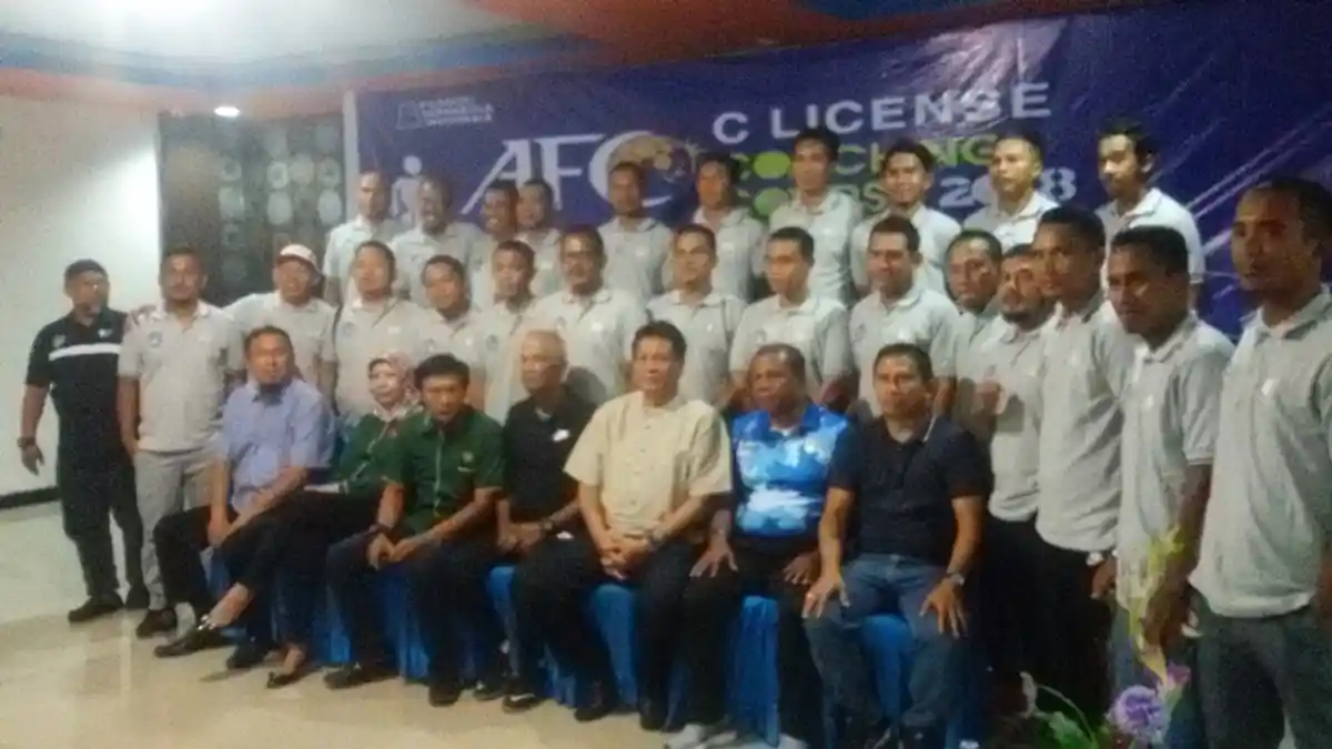 Peserta Kursus Pelatih C AFC Diminta Jangan Hanya Berharap Selembar Sertifikat