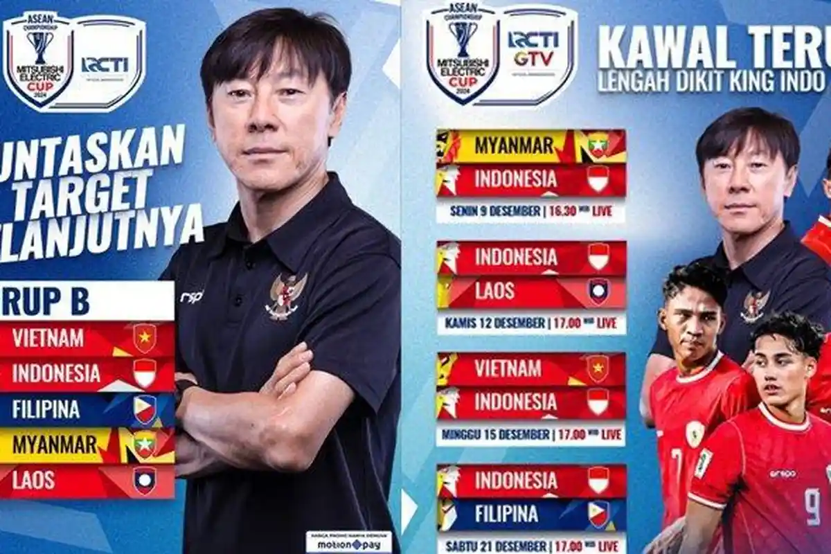 Hasil Live Score Myanmar vs Indonesia Piala AFF 2024, Siaran Langsung RCTI, Kick-off Jam 19.30 WIB