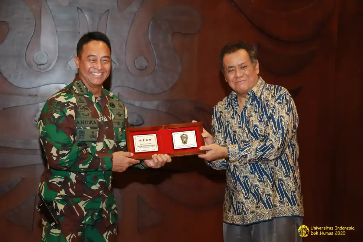 Jenderal TNI Andika Perkasa dan Rektor UI Teken MOU, Mahasiswa UI Dilibatkan dalam TMMD