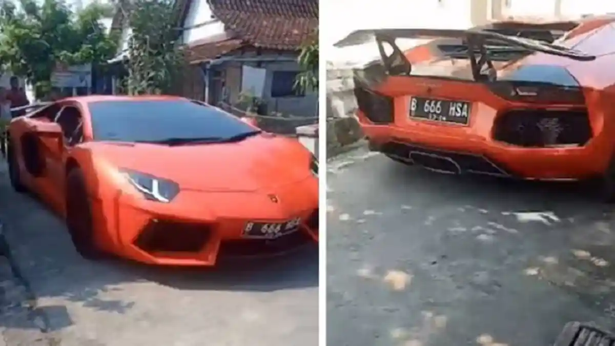 Inilah Sosok Syaiful Crazy Rich Lulusan SMP Mudik Lebaran ke Desa Bawa Lamborghini Jadi Viral