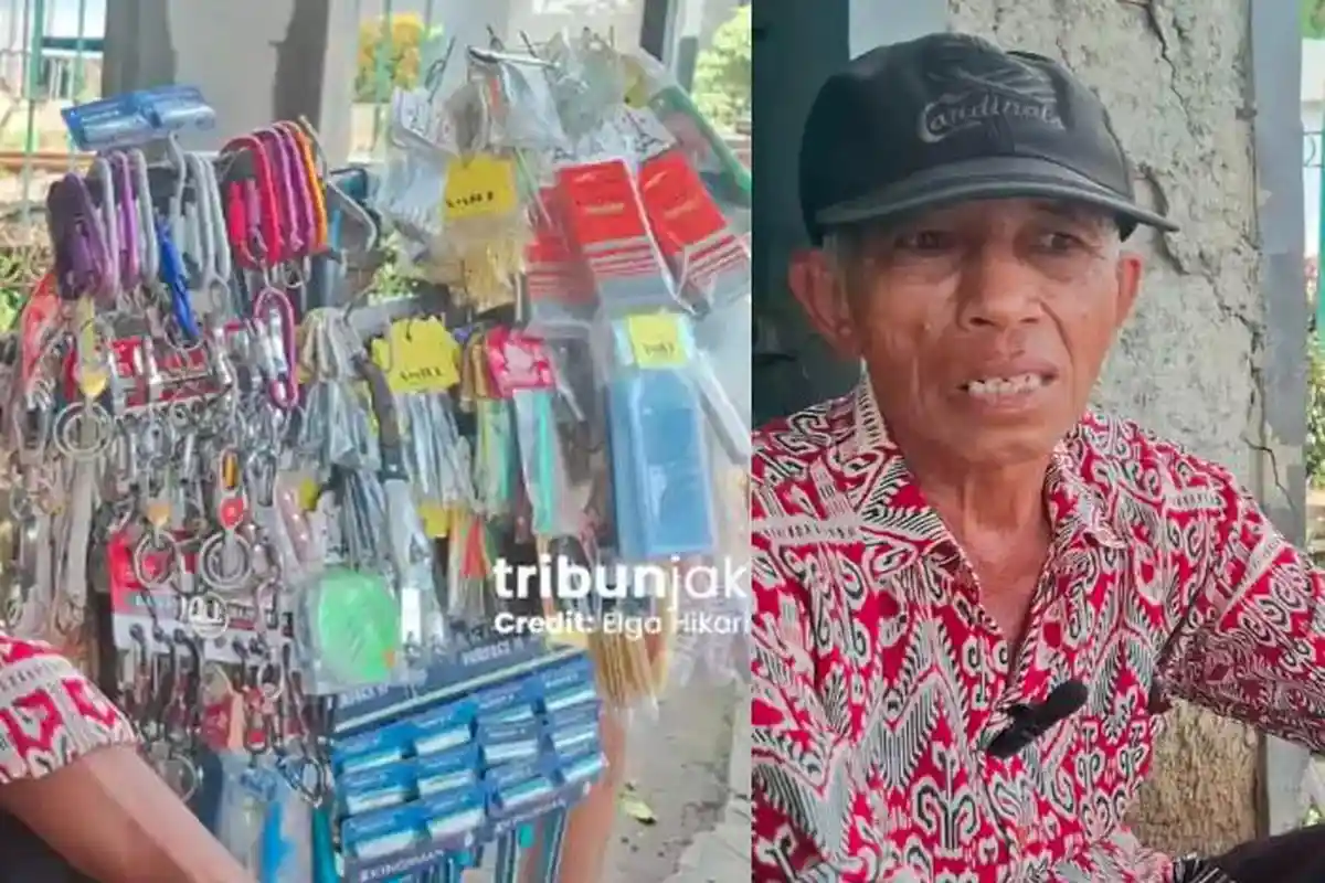 Tiap Hari Panggul Tas Bambu dan Untung Rp75 Ribu, Pak Zul Pedagang Asongan Bangga Anak Kuliah Gratis