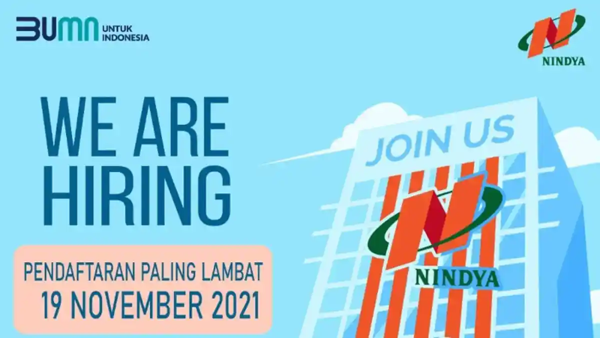 Lowongan Kerja BUMN, PT Nindya Karya Buka 7 Posisi bagi Lulusan D3/S1, Dibuka hingga 19 November