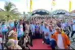 Lantik Tim Kampanye di Weda Utara Halmahera Tengah Malut, Ikram M Sangadji: Beri Kami Kesempatan