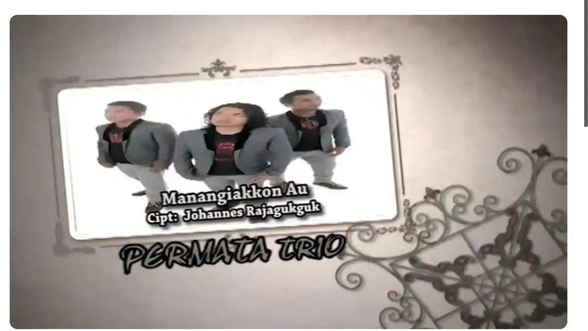 Lirik Lagu Batak Manangiangkon Au yang Dipopulerkan Permata Trio