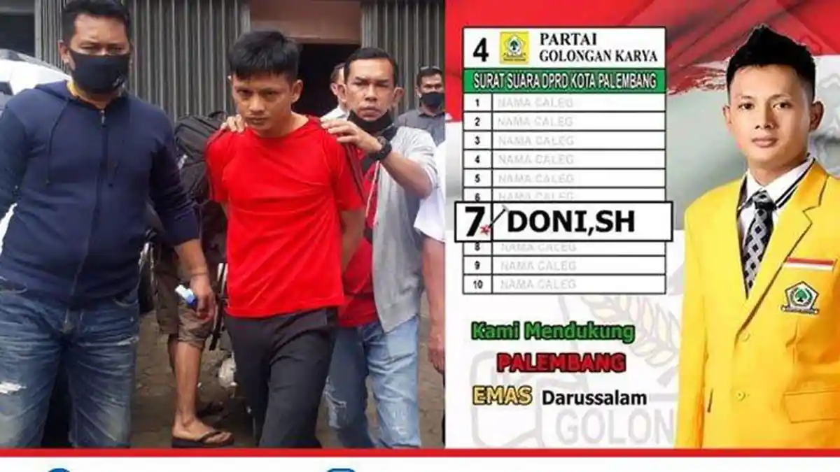 Golkar Pecat Anggota DPRD Palembang Jadi Bandar Narkoba, Pasok 5 Kg Sabu & Ribuan Ekstasi dari Aceh