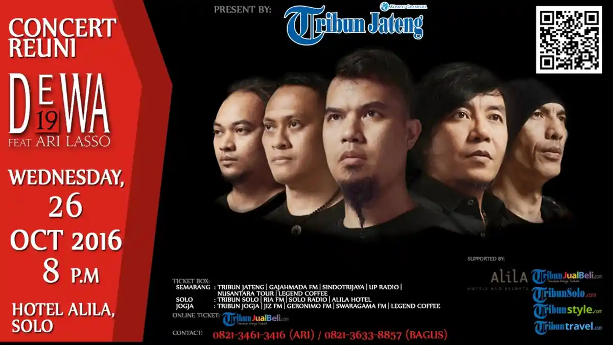 Konser Dewa 19 Di Solo - Tiket Kelas Bronze! Nyaman Nonton Aksi Ahmad Dhani dengan Harga Miring