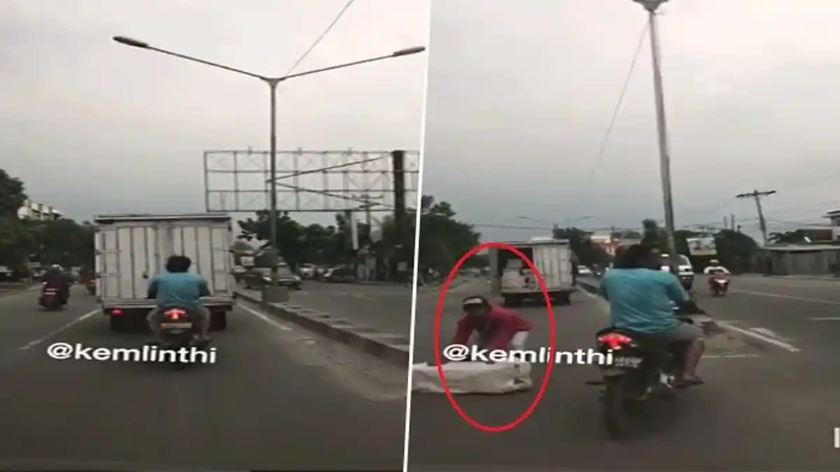 Sosok Bajing Loncat Terekam Kamera Bikin Geram Publik, Perhatikan Aksinya!