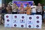 HUT Lantas ke 69, Satlantas Polres Rohul Gelar Bakti Kesehatan dan Berikan Bantuan Sosial