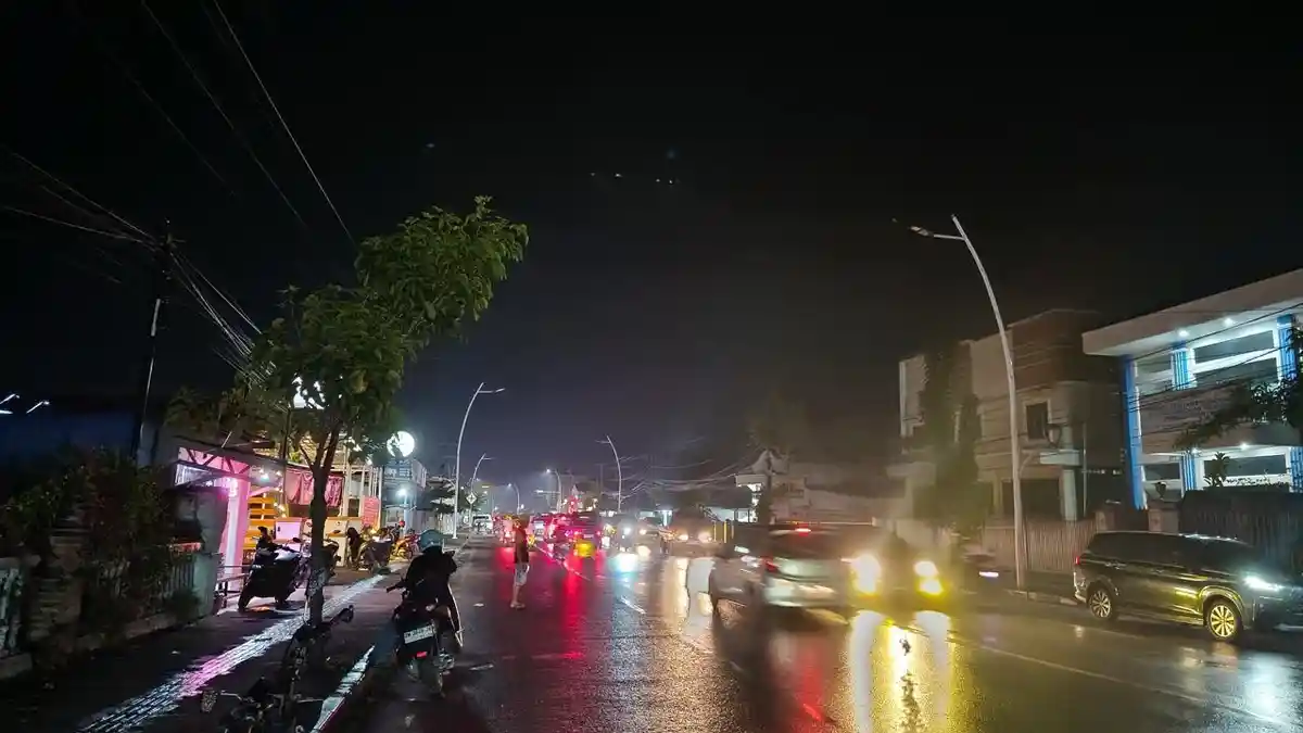 Pengendara Keluhkan Lampu Jalan Andalas Kota Gorontalo Tak Menyalah, Rawan Kecelakaan