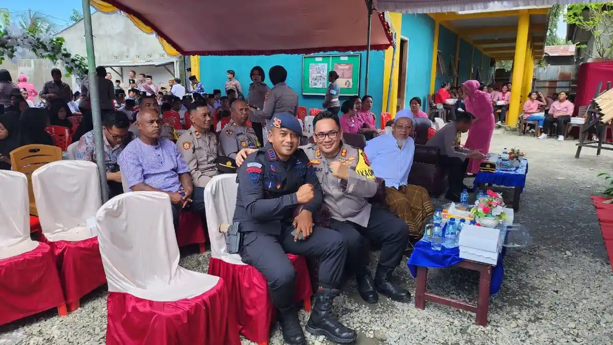 Personel Polres dan Brimob Solid dan Kompak Jaga Kamtibmas di Seram Bagian Barat