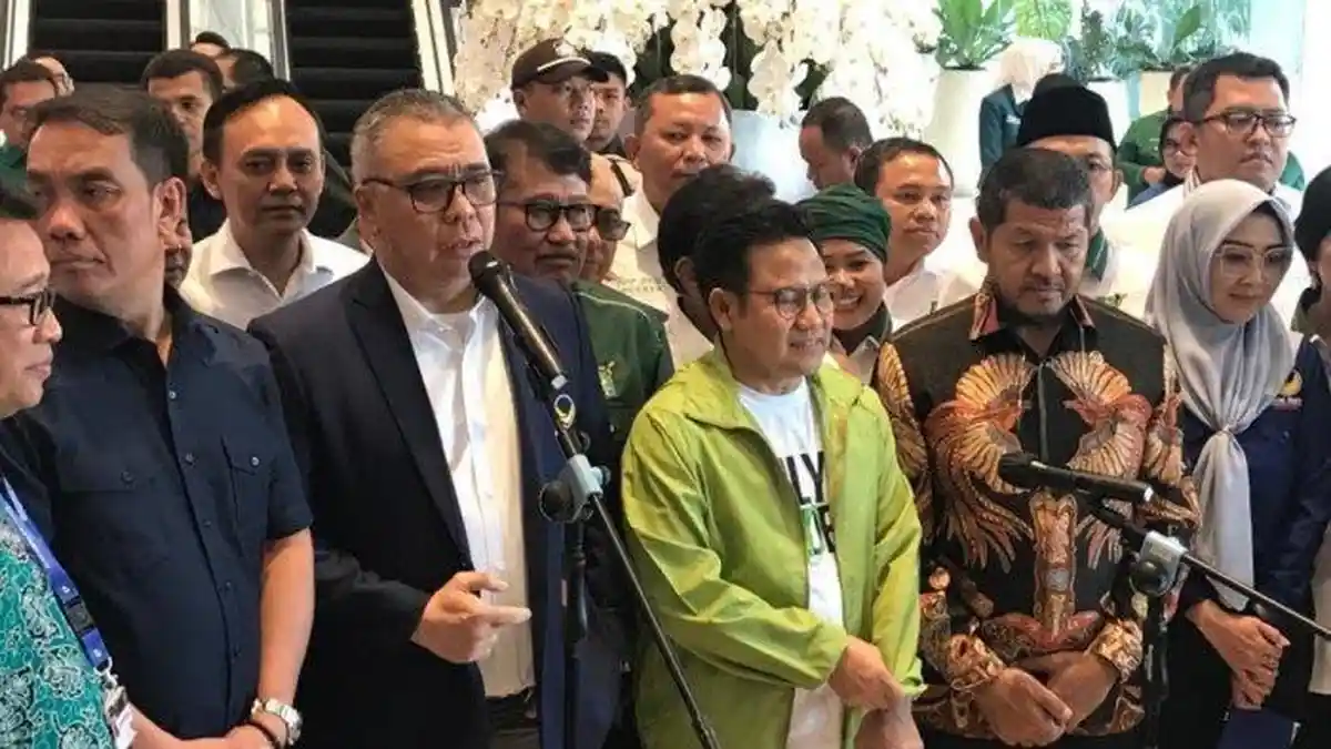 Cak Imin Hadiri Rapat Pemenangan Anies - Muhaimin Iskandar di Nasdem Tower, PKS Tidak Hadir