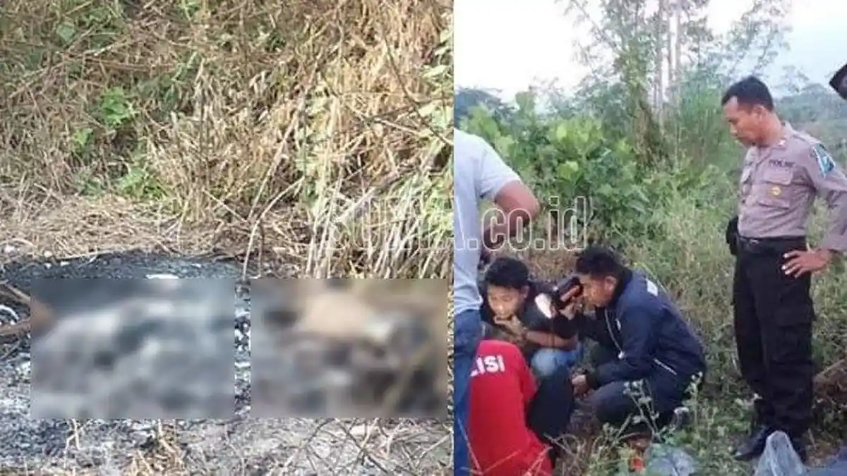 Pengait Bra Jadi Petunjuk Indentitas Mayat Terbakar di Mojokerto