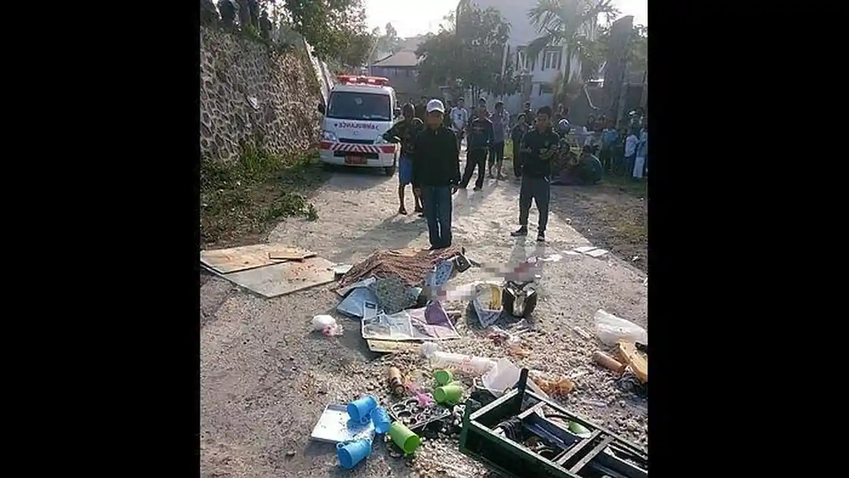 Motor Roda Tiga Jatuh Jatuh dari Tebing Setinggi 3 Meter, Pengendaranya Tewas