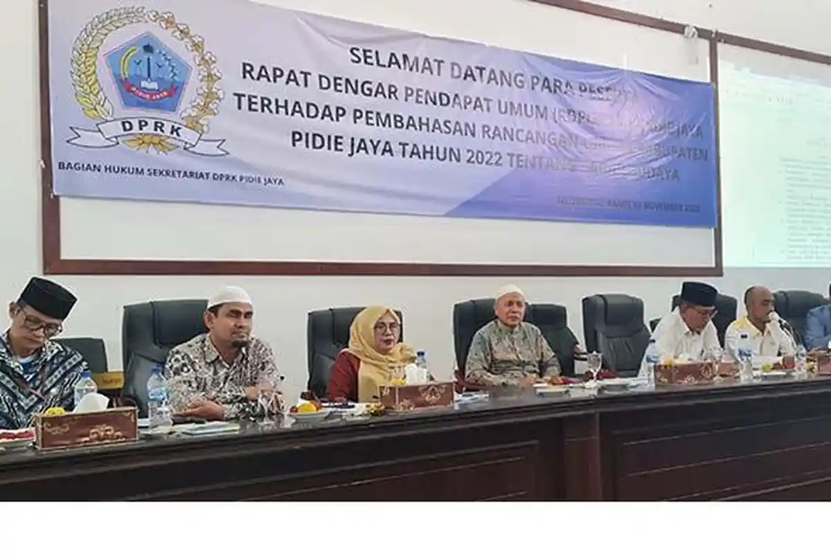 Banleg DPRK Pidie Jaya Undang Tokoh Masyarakat dan SKPK Bahas RDPU Qanun Perlindungan Cagar Budaya