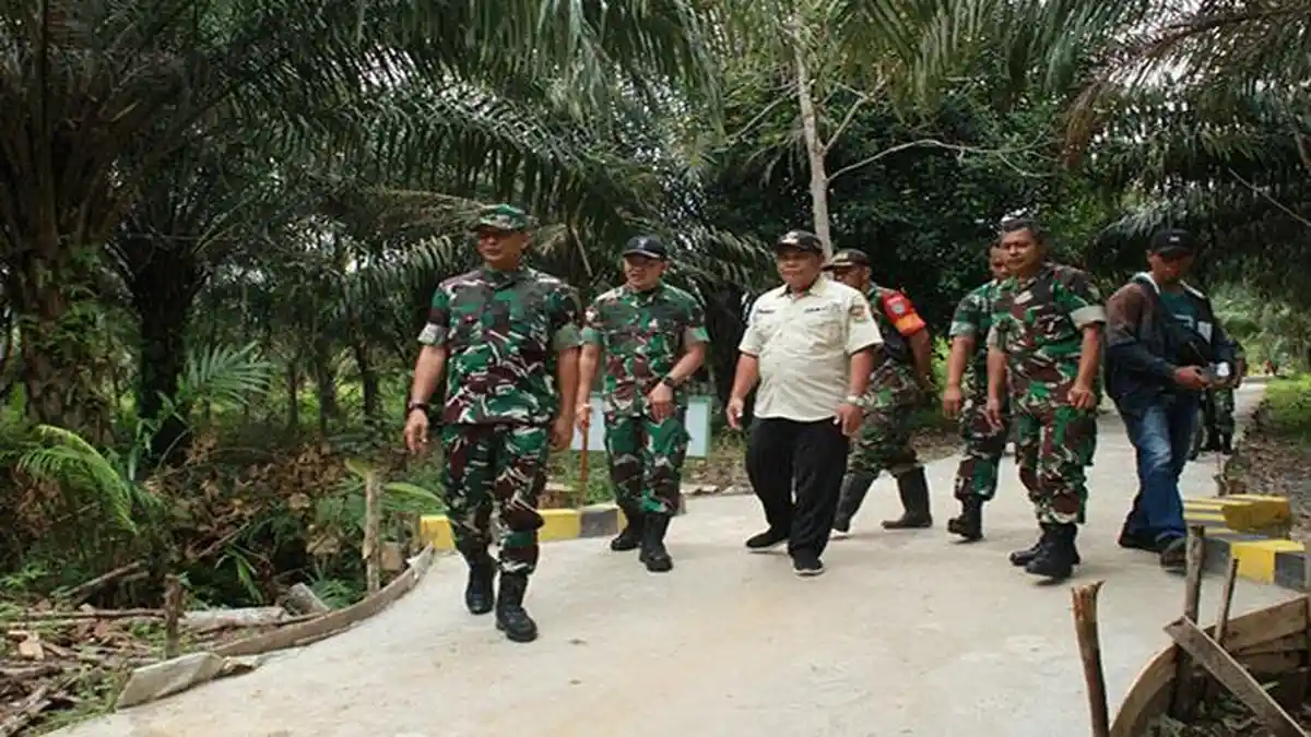 Kodim 1208/Sambas Terima Kunjungan Wasev Mabes TNI Monev Program Opster TNI