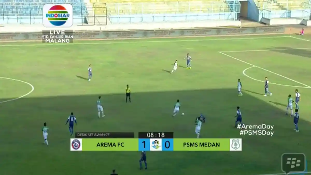 Arema FC  vs PSMS Medan - Unggul 4-0, Singo Edan Di Ambang Rekor Kandang