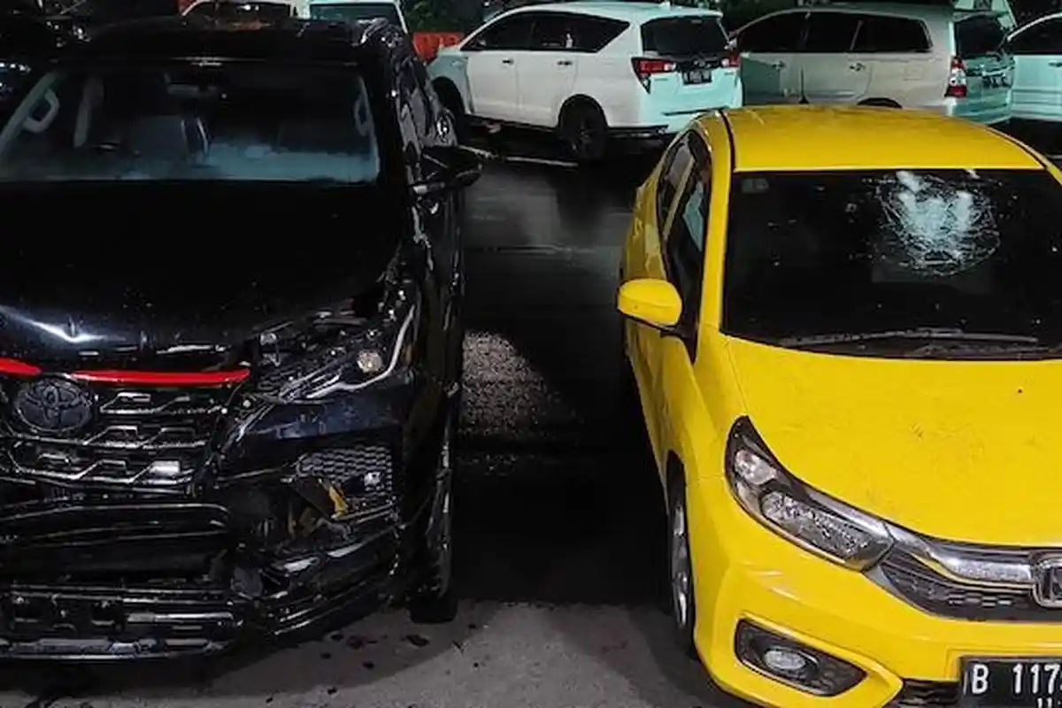 Giorgio Pengemudi Fortuner Tersangka Kasus Perusakan Brio Kuning Kini Berstatus Wajib Lapor
